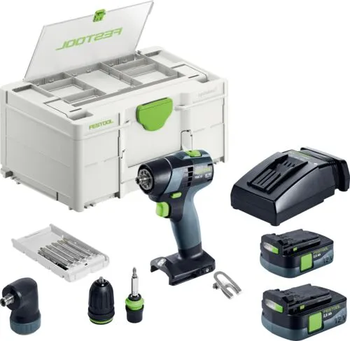 Festool Akku pora-/ruuvinväännin TXS 12 2,5-Set