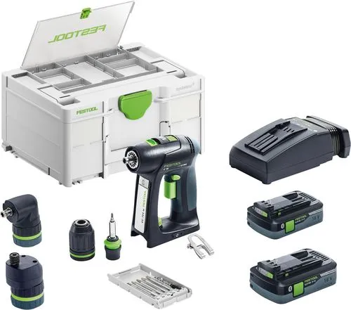 Festool Akku pora-/ruuvinväännin C 18 HPC 4,0 I-Set