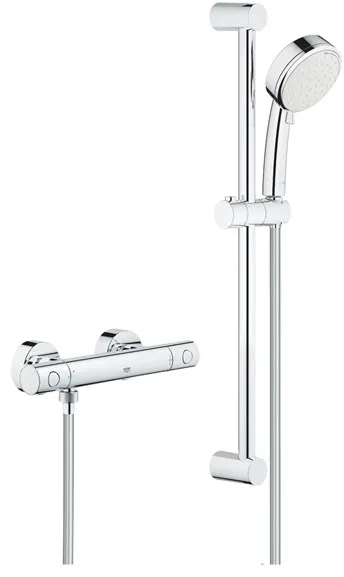 Grohe Tempesta Cosmopolitan 100 suihkusarja Grohtherm 800 Cosmopolitan -suihkusekoittimella, kromi