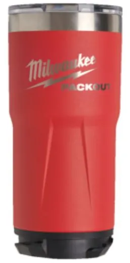 Milwaukee PACKOUT termosmuki 887 ml punainen